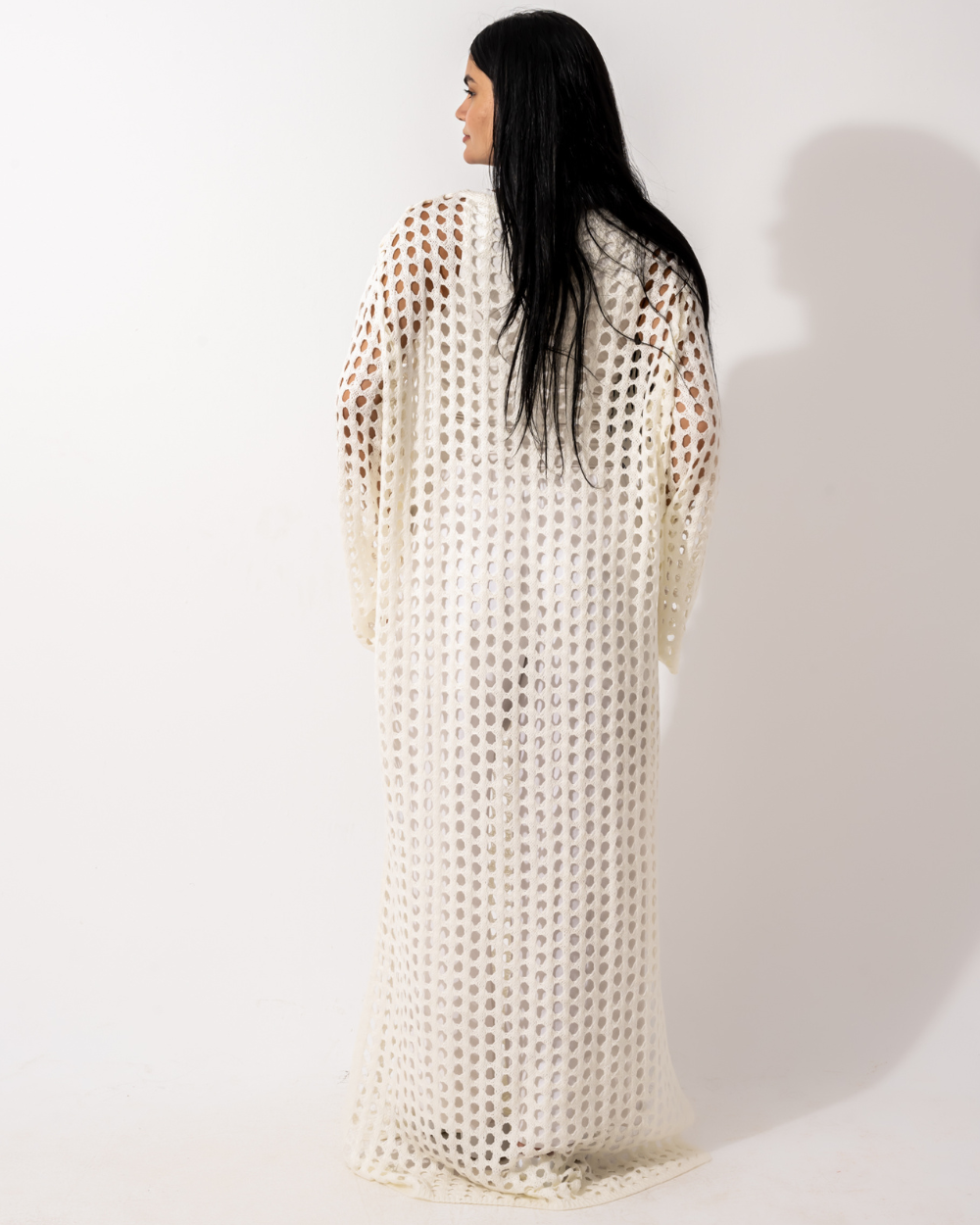 Off-white Crochet Dress